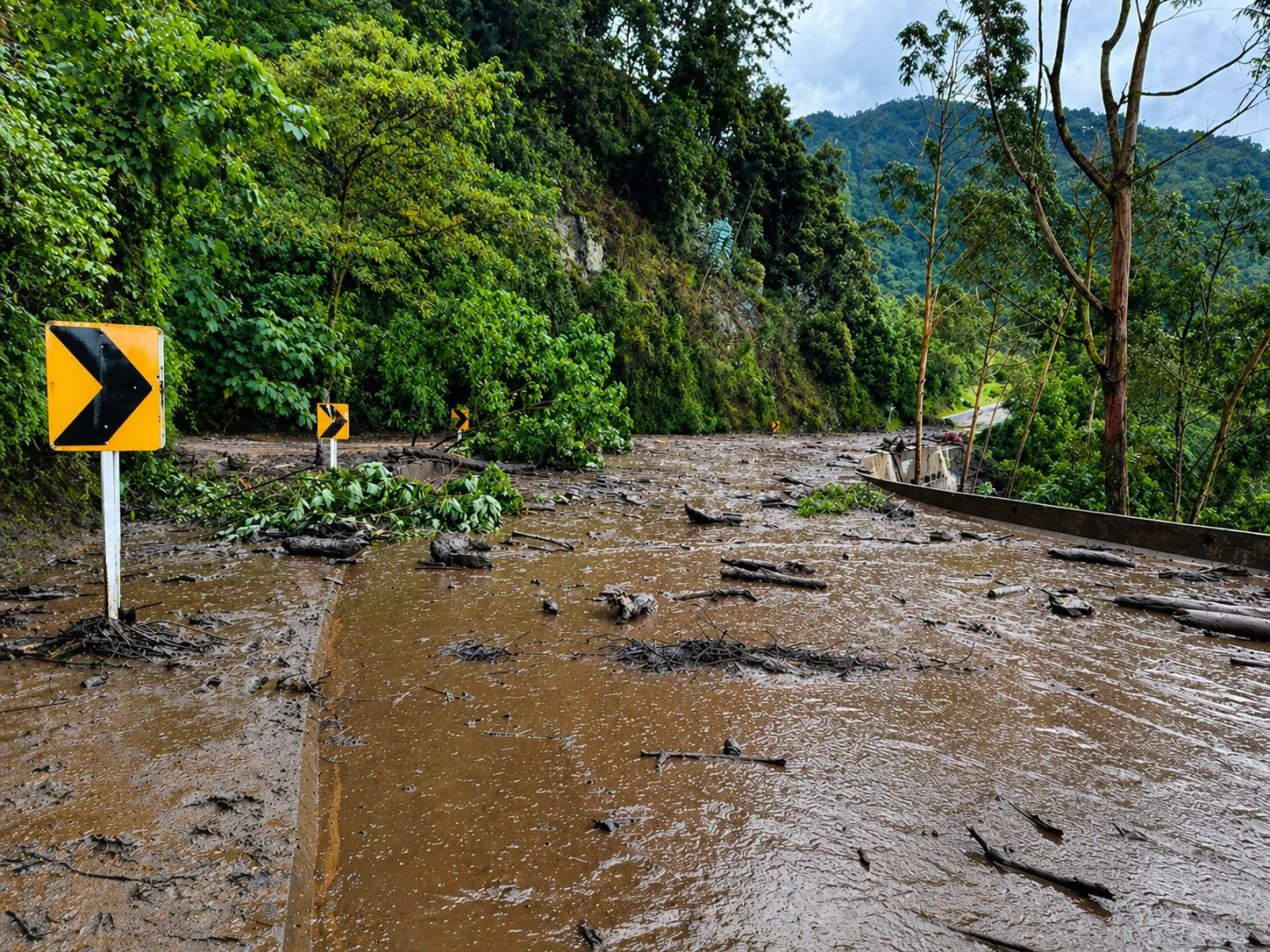 El invierno golpea con fuerza cierres fallas en la via y graves emergencias en Cundinamarca2