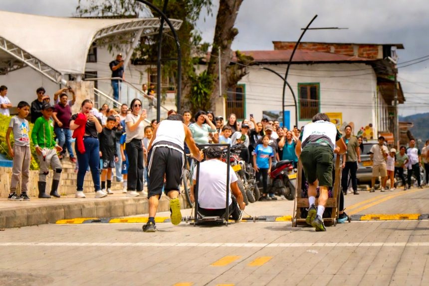 Gachala convirtio la calle en escenario de encuentro asi se vivieron los Juegos Tradicionales 1