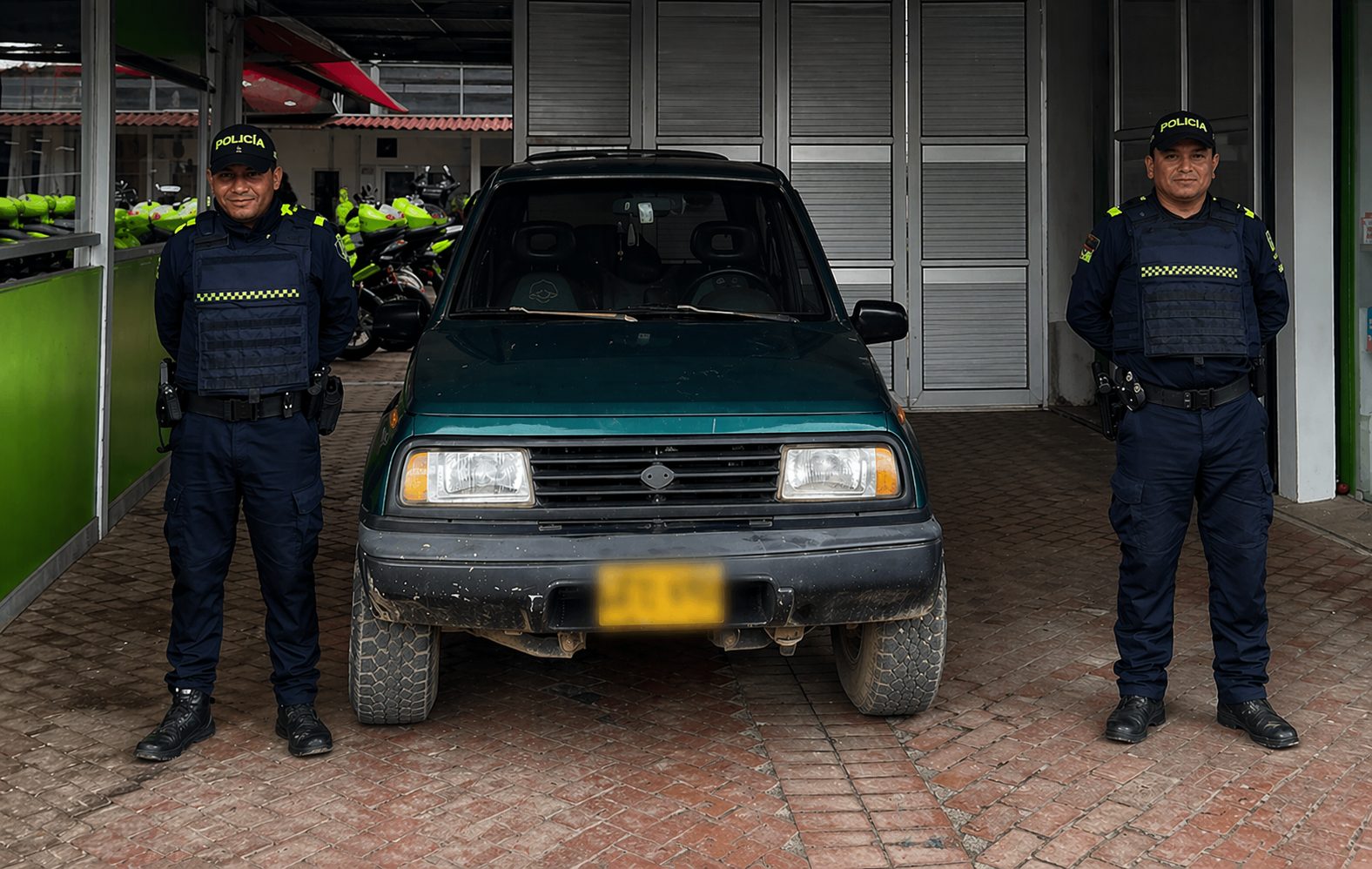 Golpe a la delincuencia en menos de 48 horas en Chia vehiculo recuperado y captura en centro comercial1