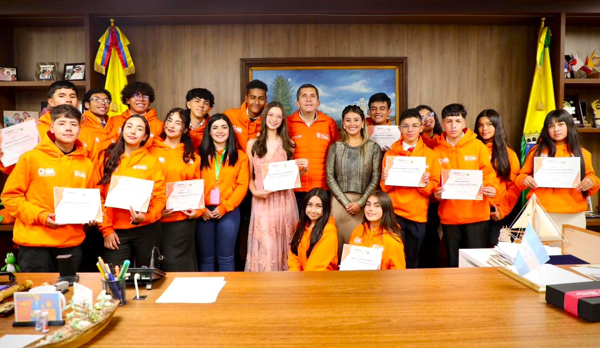 Jovenes toman la voceria en Chia asi empezo el nuevo Consejo Municipal Estudiantil 20261