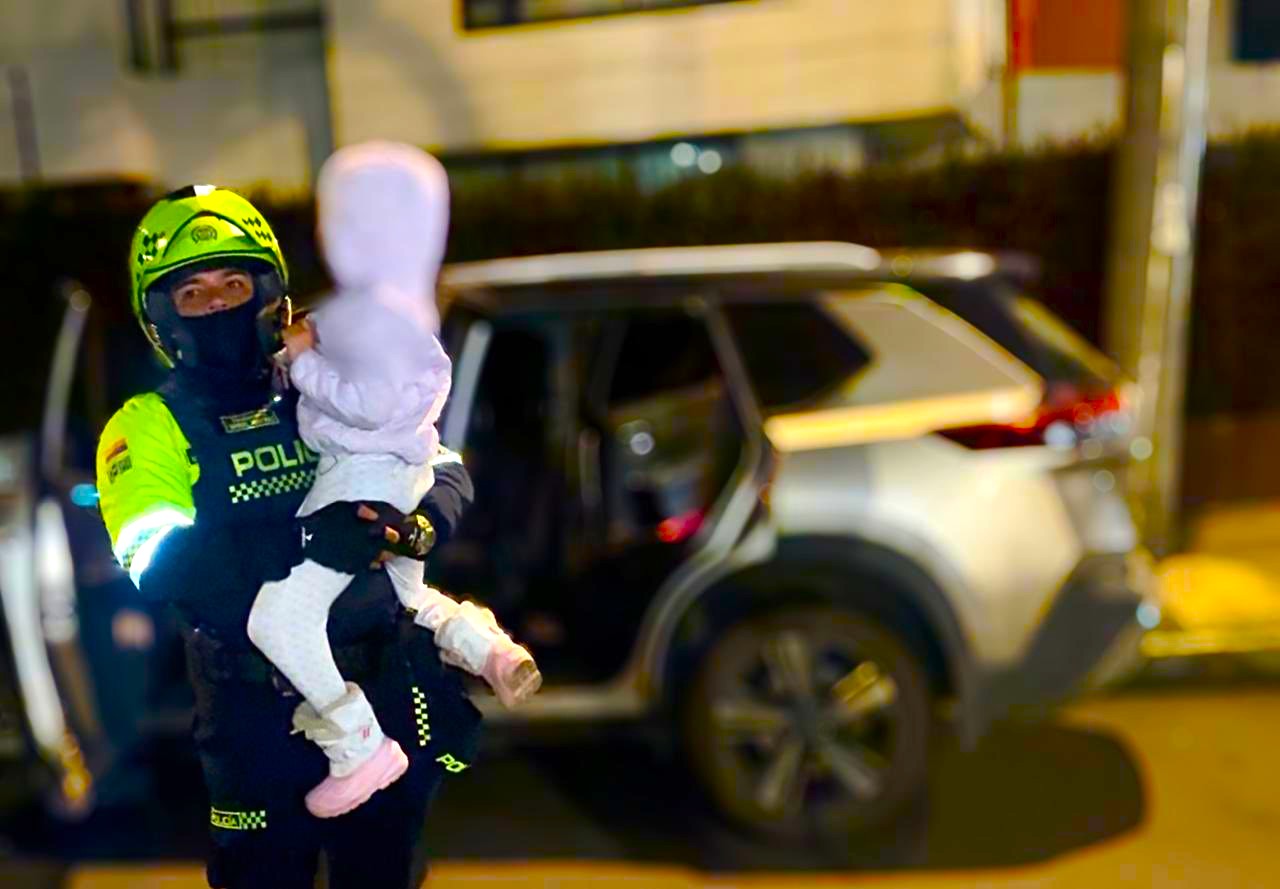 Operativo contrarreloj en Bogota rescatan a nina de 7 anos tras robo de vehiculo en Suba1