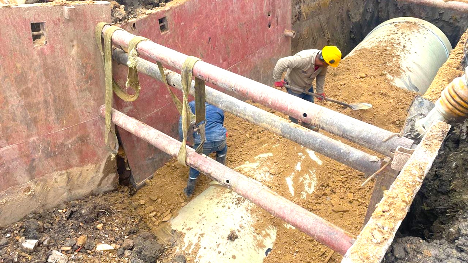 Colector Pluvial de la calle 4 en Zipaquira alcanza 75 de avance y entra en fase definitiva 2