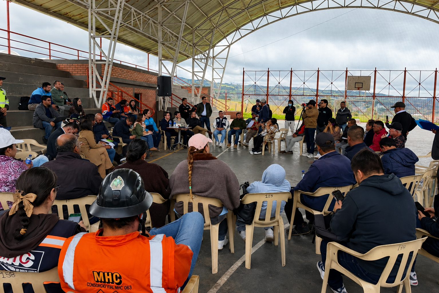 En Nemocon Comunidad y autoridades volvieron a sentarse para revisar soluciones sobre el corredor Zipaquira–Chiquinquira2