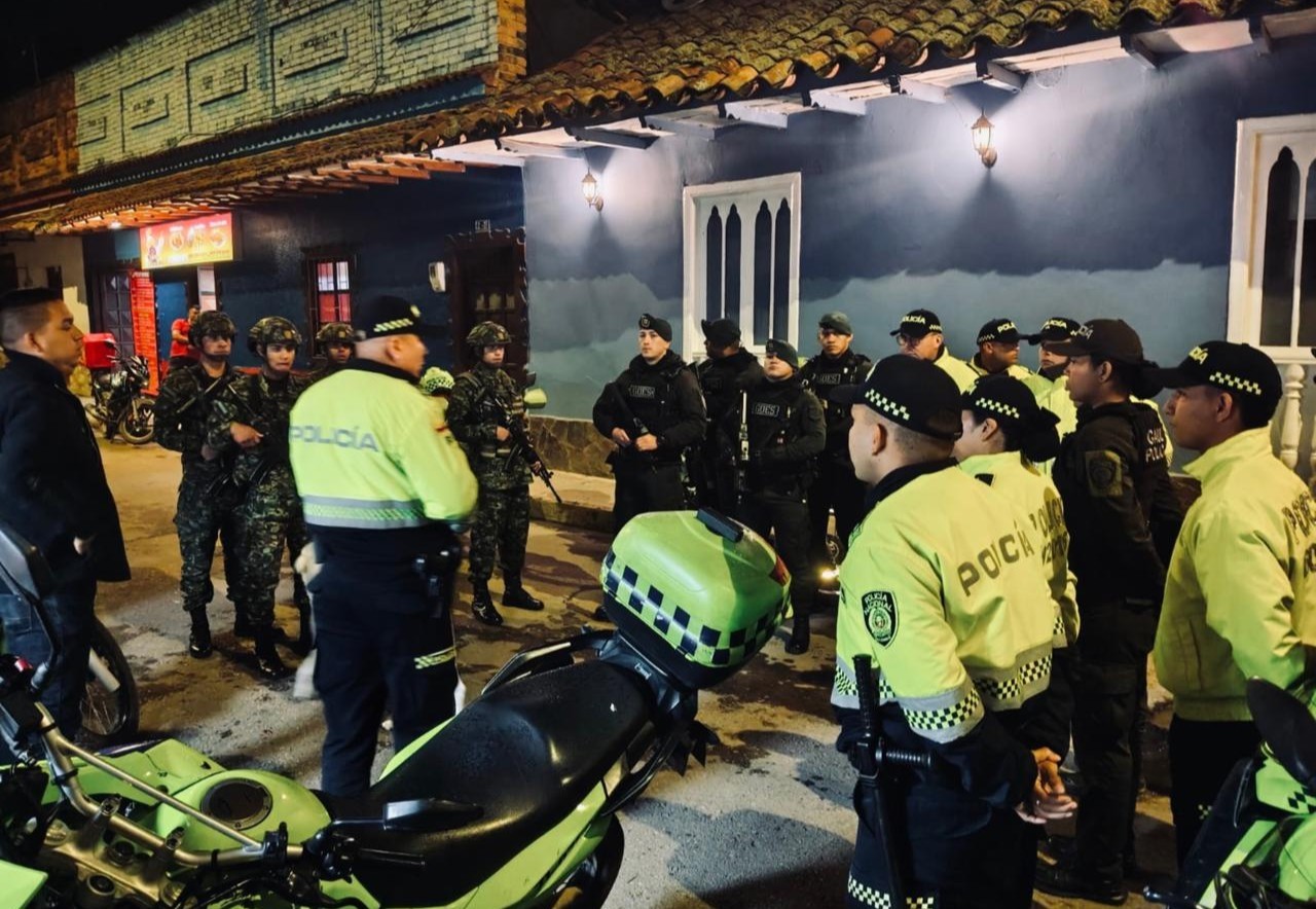 Nemocon refuerza su seguridad con operativos permanentes y presencia conjunta de Fuerza Publica