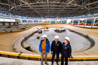 Velodromo de Mosquera supera el 93 de avance y se prepara para recibir competencias internacionales de ciclismo1