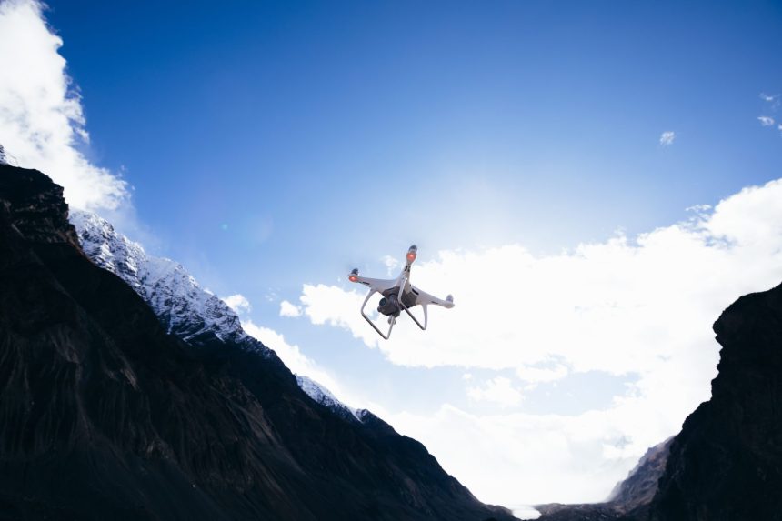 flying drone taking picture of high altitude mount 2026 03 17 05 07 58 utc
