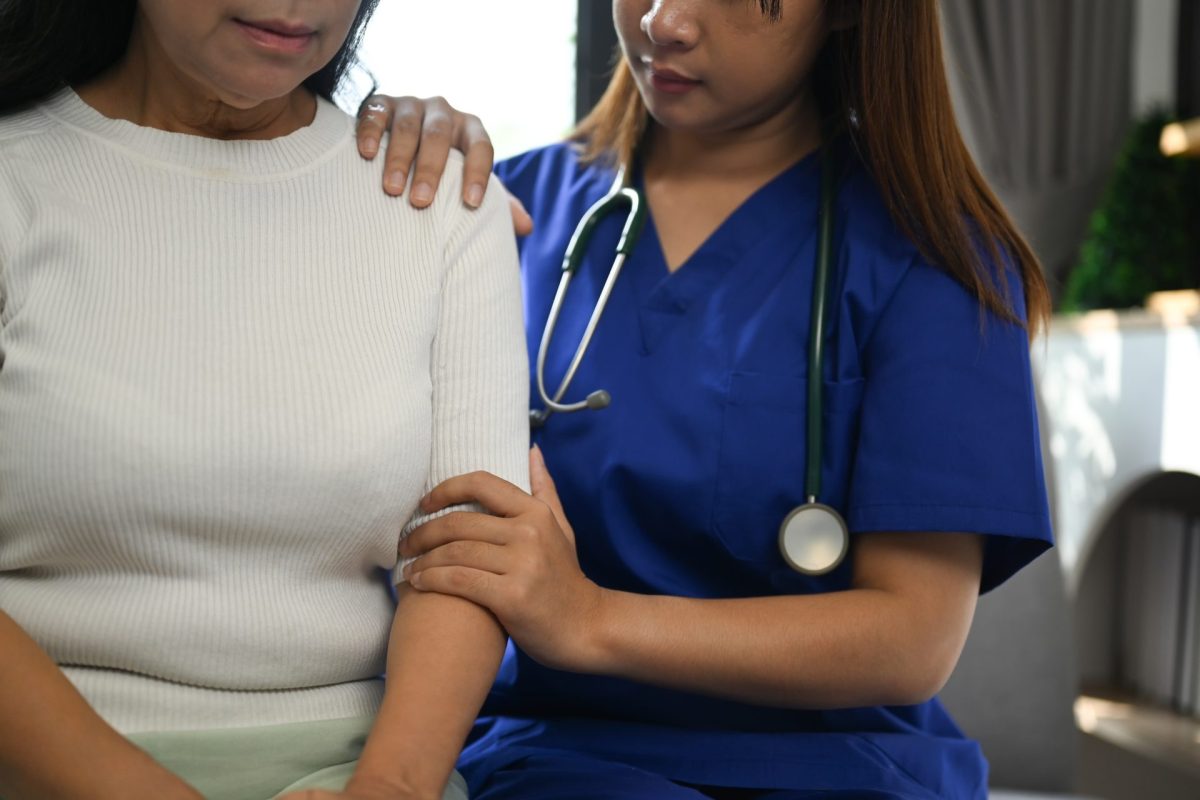 supportive medical professional cares for patient 2026 03 13 04 22 15 utc