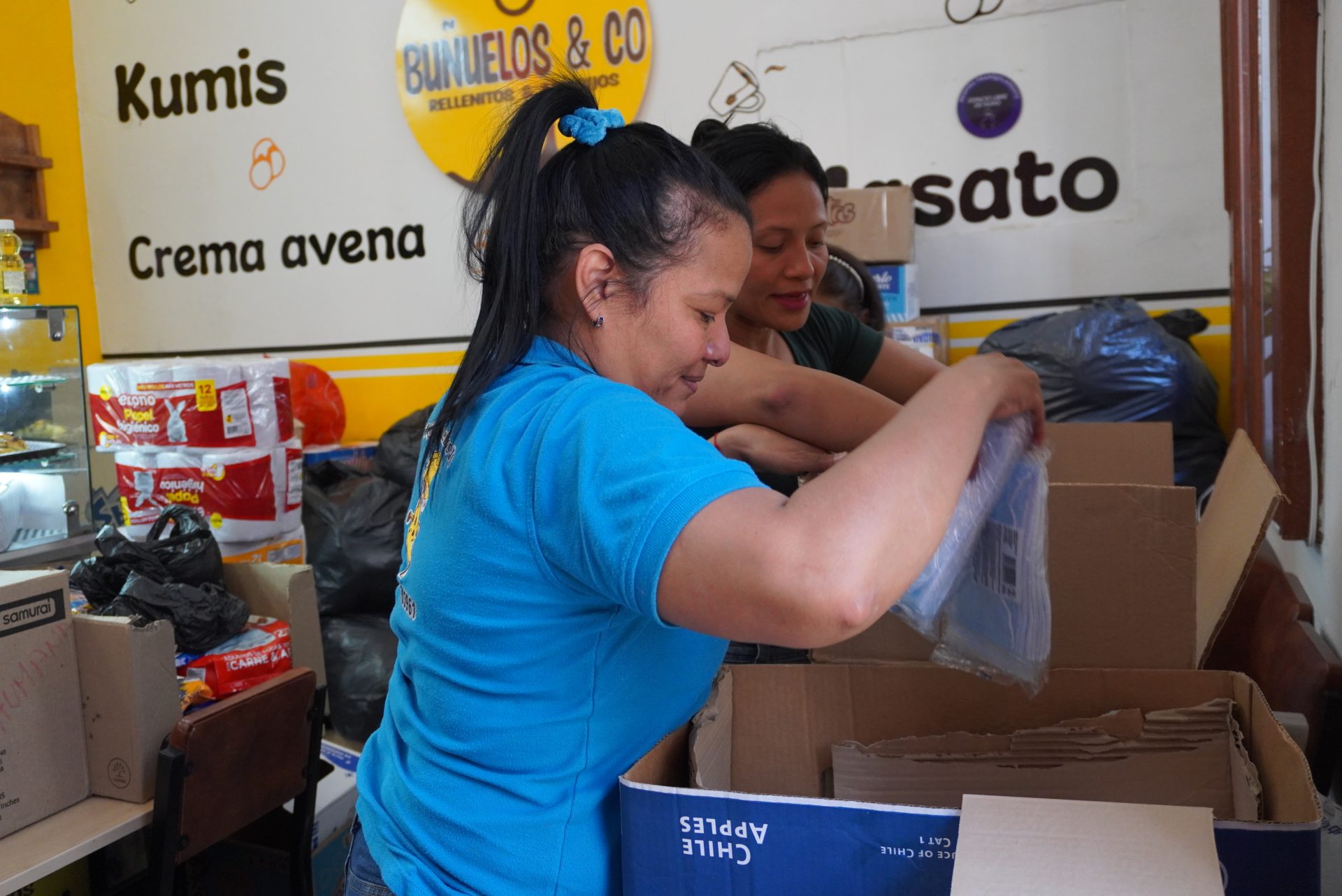 Venezolanos y zipaquireños se unen para ayudar a las terremoto en Venezuela del terremoto en Venezuela 12