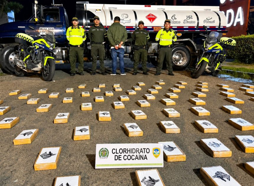 Incautan 370 kilos de cocaina ocultos en carrotanque en Fusagasuga cargamento estaria valorado en mas de 3.200 millones1
