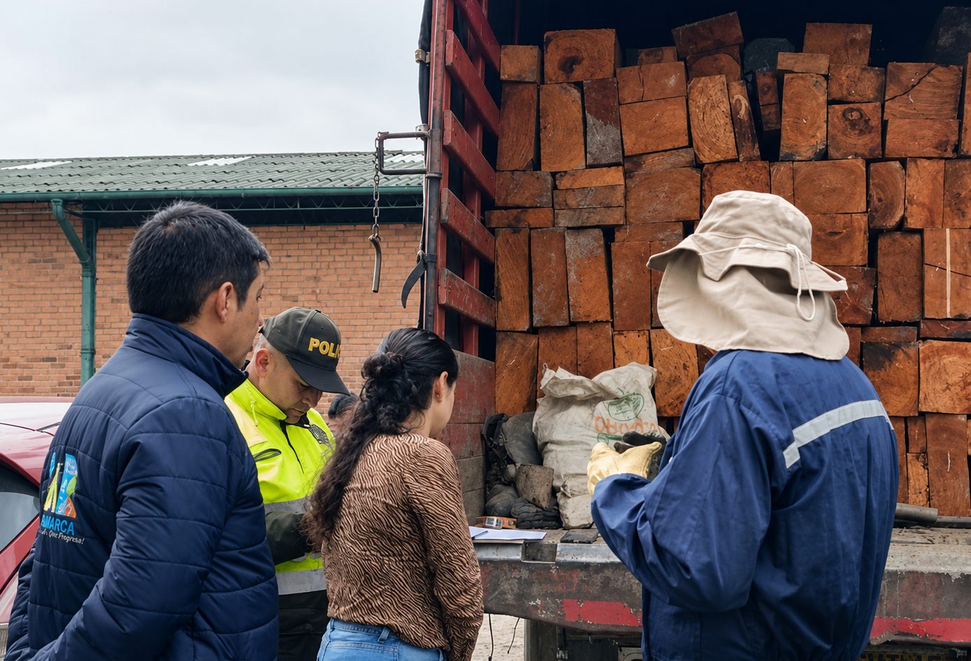 Incautan cerca de 40 metros cubicos de madera en operativos de control sobre la via Ubate–Simijaca3