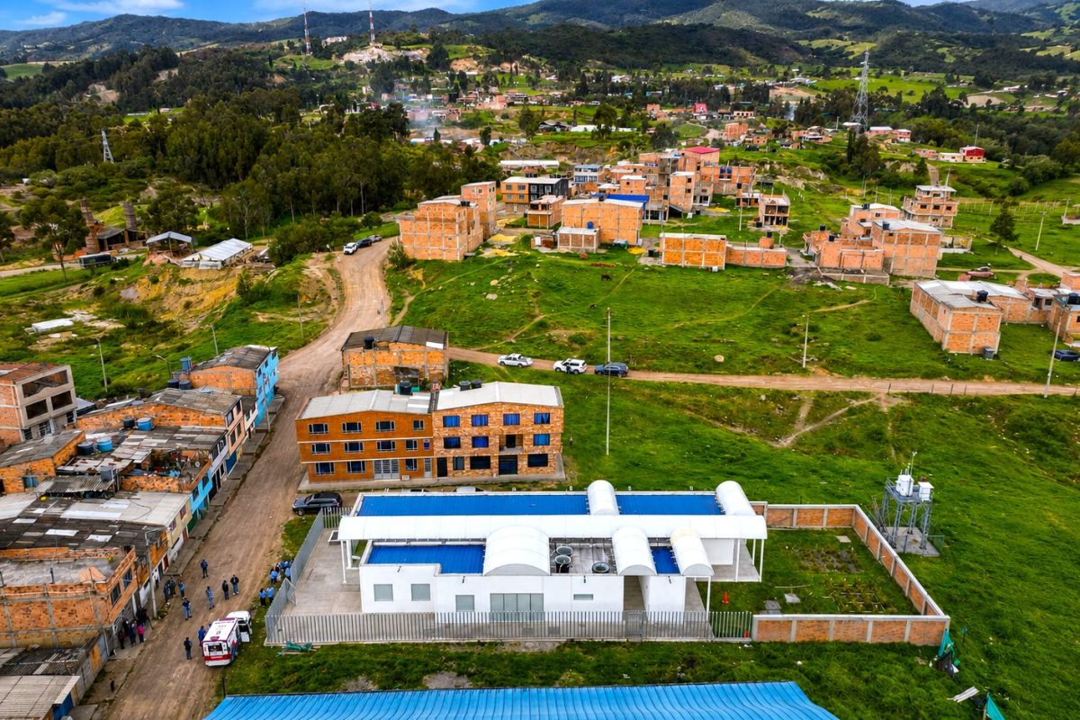 Nuevo puesto de salud de Patio Bonito, en Nemocón, una infraestructura de 401 metros cuadrados que está cerca de ser entregada y que permitirá mejorar la atención médica para más de 5.000 habitantes de esta zona rural de Cundinamarca.