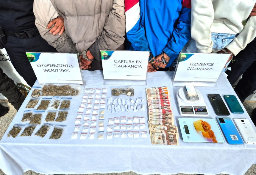 Capturan en Tabio a alias ‘El Causa’ y a otras dos personas señaladas de vender estupefacientes