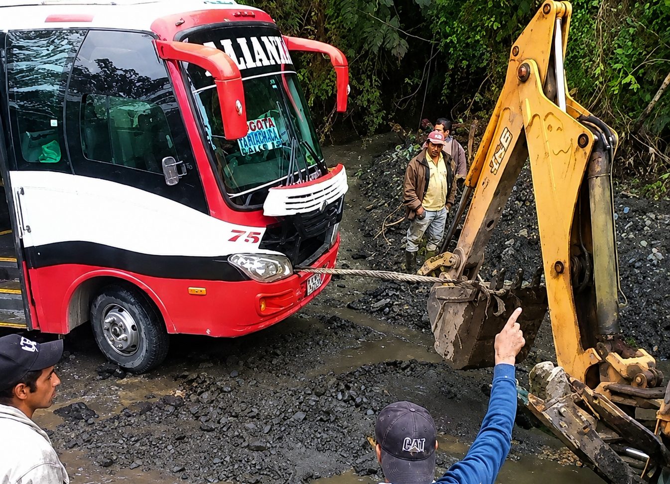 Gachalá queda en riesgo de aislamiento tras la suspensión del transporte público por graves daños en sus vías de acceso 1
