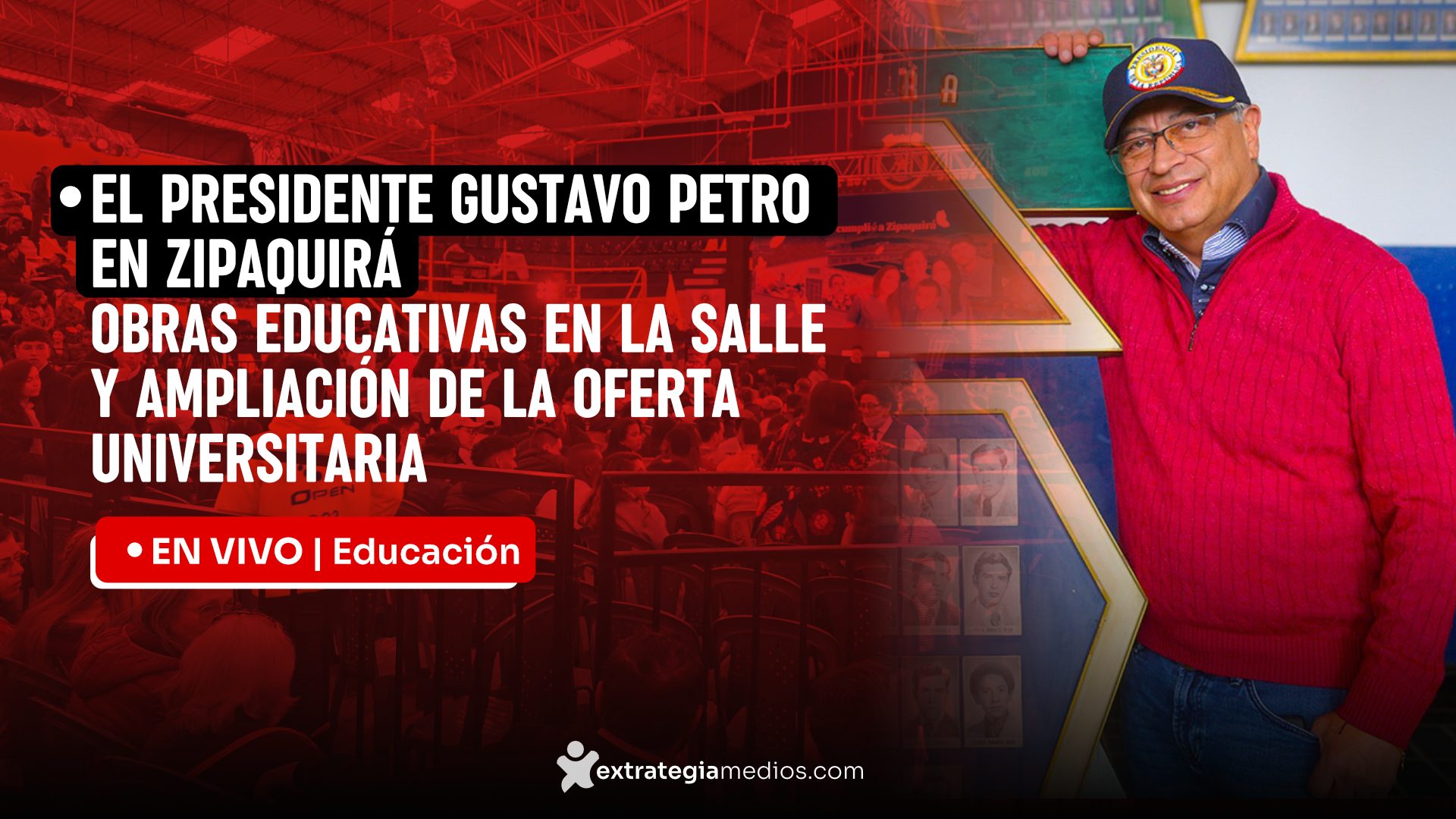 En vivo: Presidente Petro entrega nuevas aulas y anuncia refuerzo estructural en su antiguo colegio en Zipaquirá 7