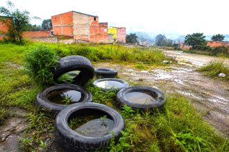 Llantas usadas mal desechadas pueden causar contaminación, enfermedades e inundaciones 12