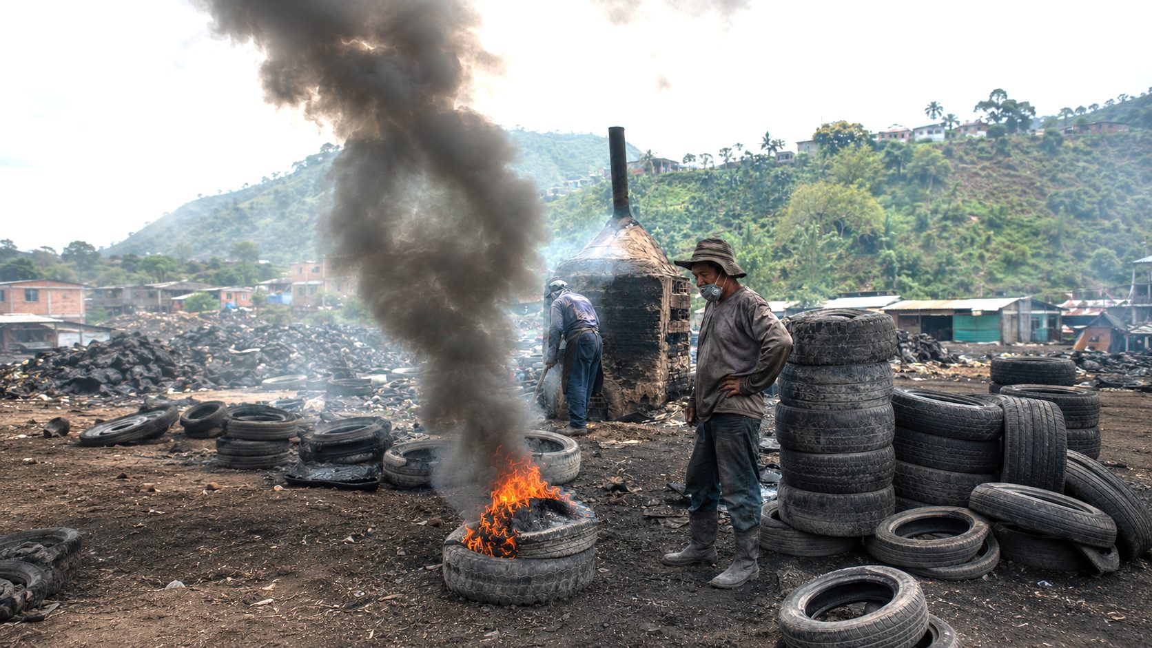 Llantas usadas mal desechadas pueden causar contaminación, enfermedades e inundaciones 2 Llantas usadas mal desechadas pueden causar contaminación, enfermedades e inundaciones 1