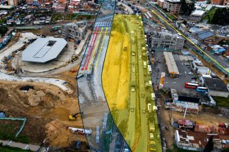 Obras de TransMilenio en Soacha transforman la Autopista Sur: así avanzan el deprimido de 3M y el puente de la calle 22 11 Obras de TransMilenio en Soacha transforman la Autopista Sur: así avanzan el deprimido de 3M y el puente de la calle 22 10