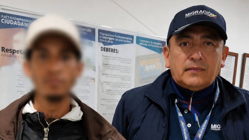 Autoridades en Chía capturan y expulsan de forma inmediata a ciudadano extranjero por hurto