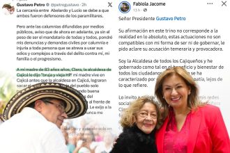 Alcaldesa de Cajicá responde al presidente Petro y le pide rectificar acusación sobre presunto insulto a su madre 13 Alcaldesa de Cajicá responde al presidente Petro y le pide rectificar acusación sobre presunto insulto a su madre 12