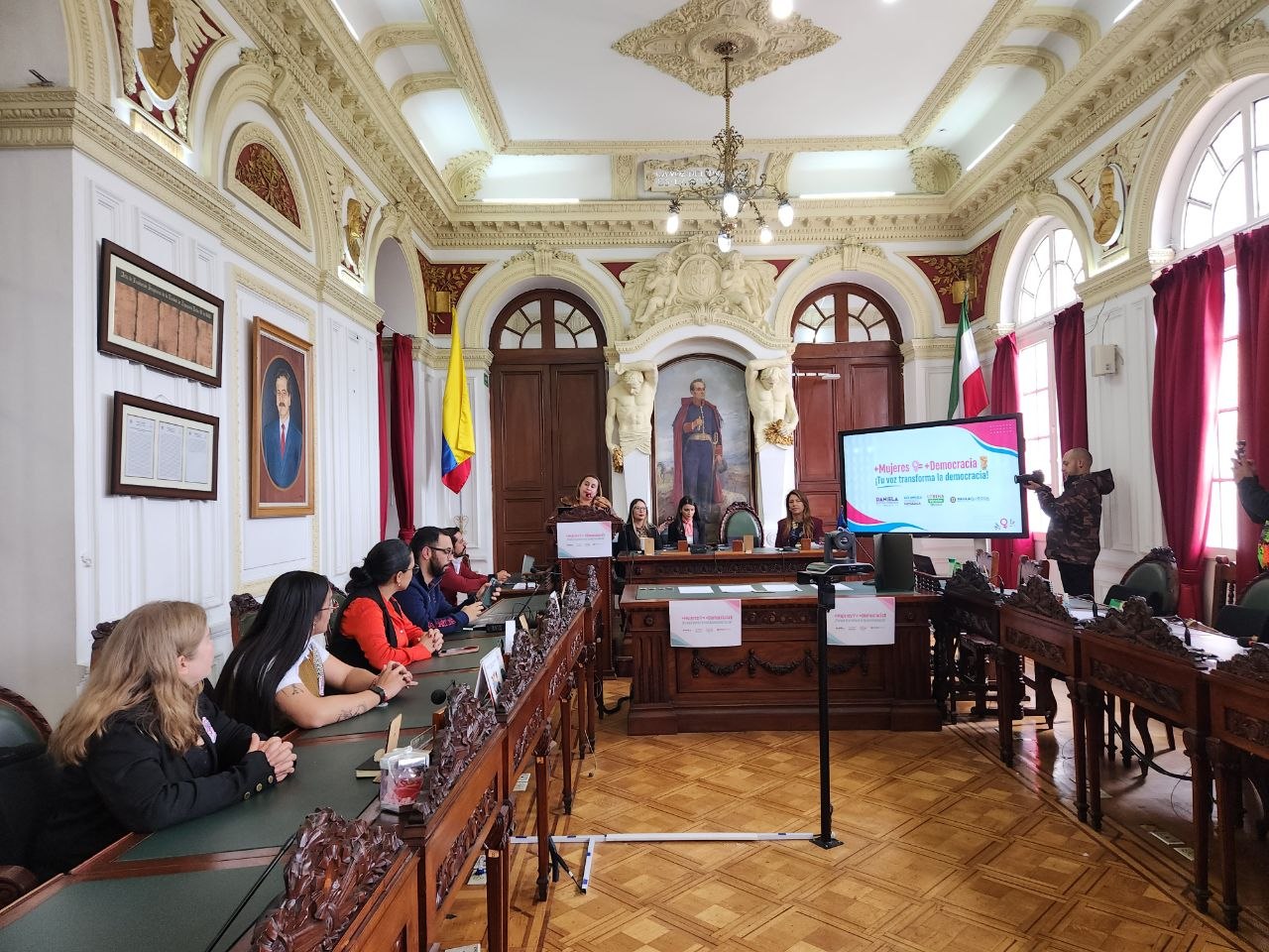 Las cuatro concejalas de Zipaquirá presentan proyecto contra la violencia política hacia las mujeres 1