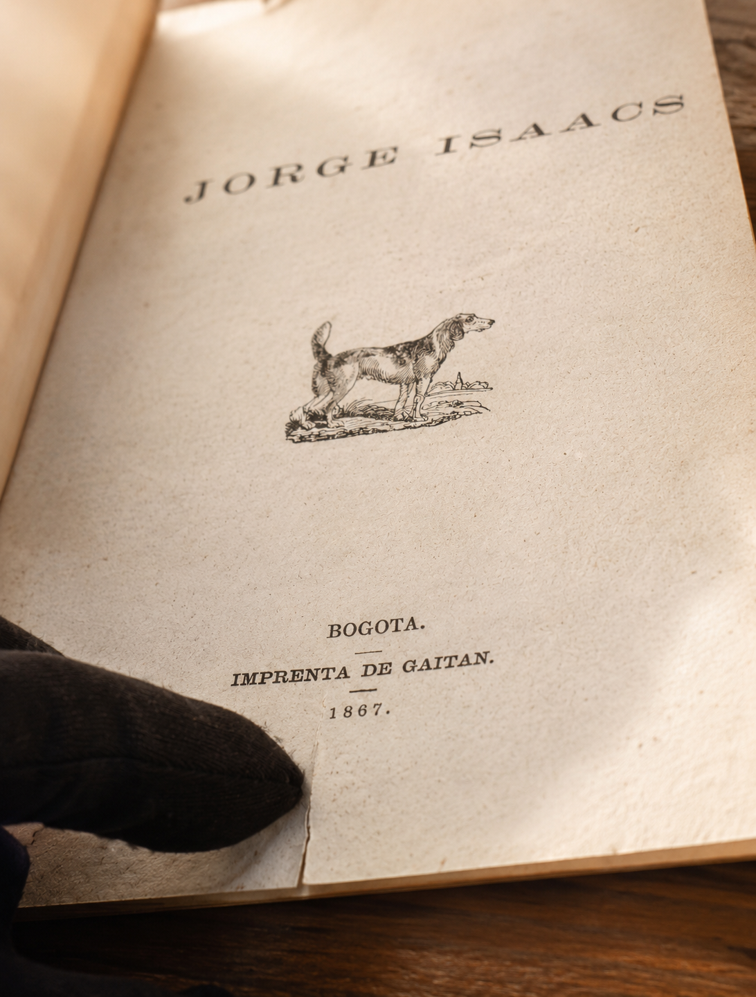 Un ejemplar original de la primera edición de ‘María’, de Jorge Isaacs, será exhibido este sábado en Zipaquirá 2