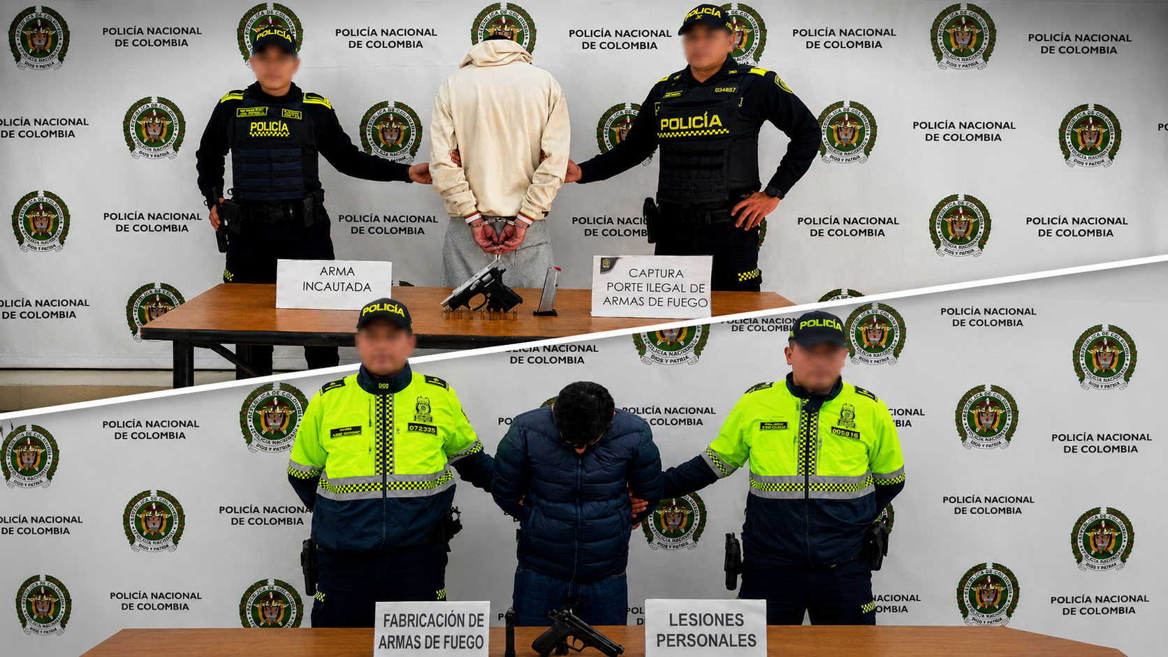 Armas y una riña dejan dos capturados en distintos sectores de Zipaquirá 10