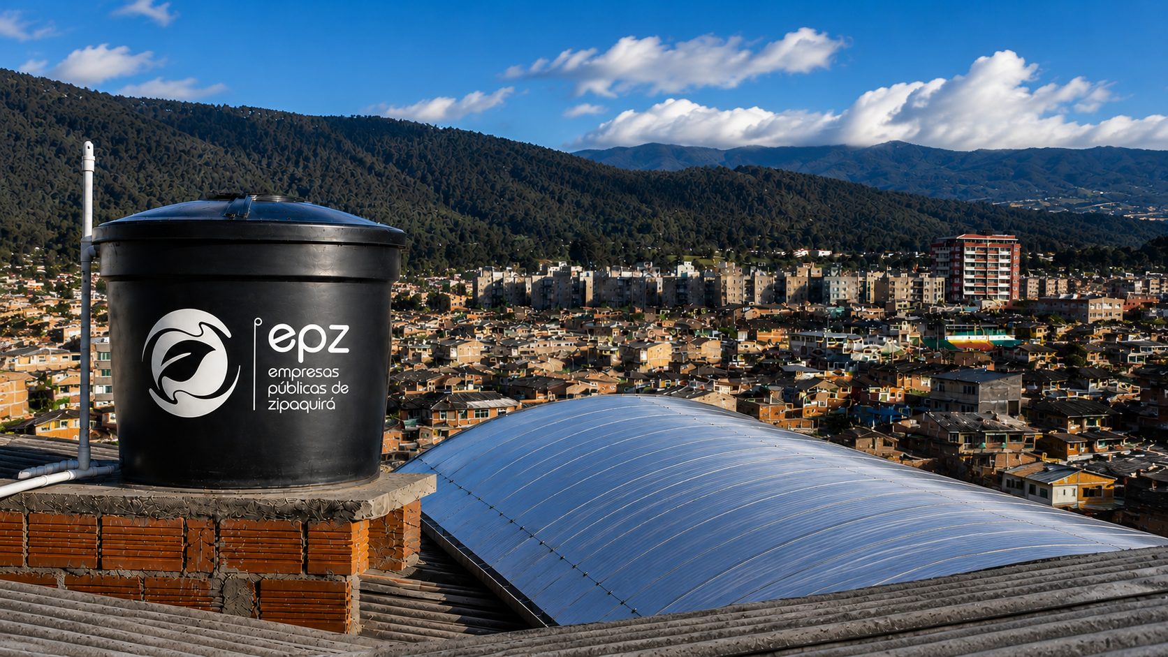 En Zipaquirá se habilita la compra de tanques de almacenamiento de agua con pago diferido en la factura de EPZ 7