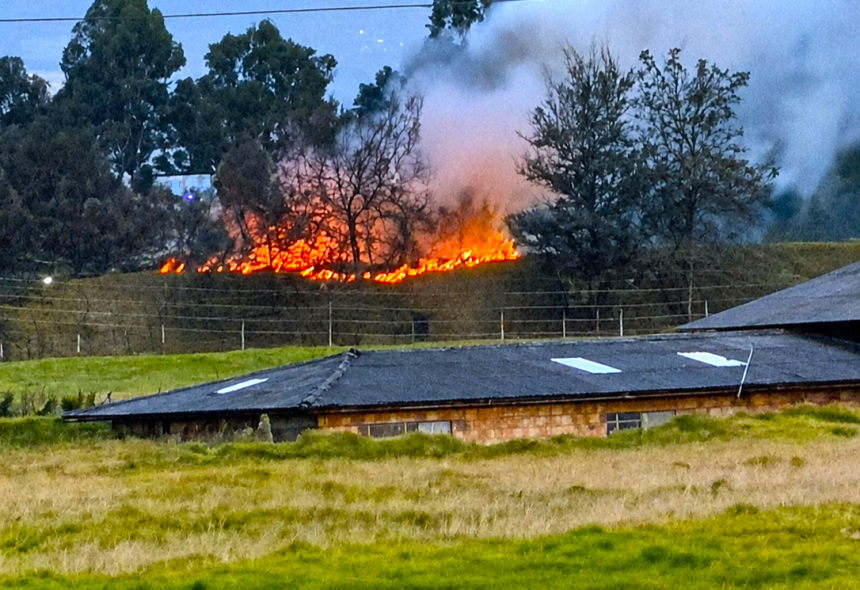 Cundinamarca enfrentó 20 incendios forestales en un solo día: una emergencia seguía activa en La Vega