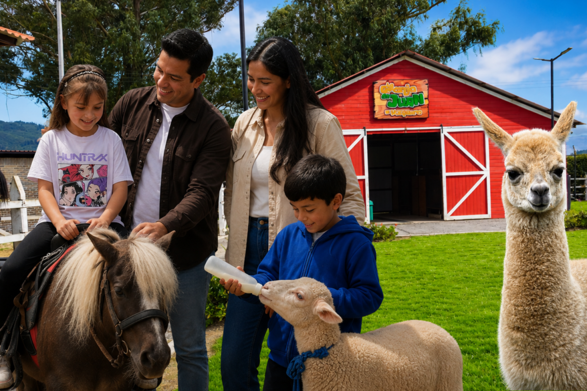 Una granja interactiva cerca de Bogotá para conectarse con el campo y hacer un plan familiar en Zipaquirá 1 Una granja interactiva cerca de Bogotá para conectarse con el campo y hacer un plan familiar en Zipaquirá