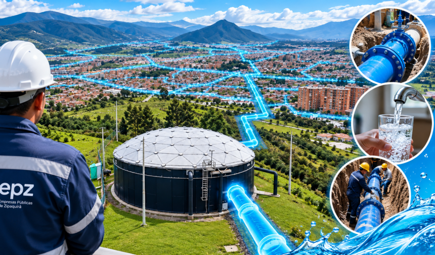 Barandillas y otros sectores de Zipaquirá estrenarán redes para mejorar la presión del agua