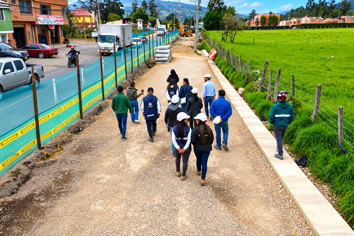 “Esto no puede seguir así”: alcalde de Zipaquirá cuestionó avance de ciclorruta hacia Barandillas y San Miguel