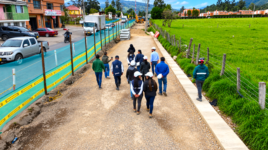 “Esto no puede seguir así”: alcalde de Zipaquirá cuestionó avance de ciclorruta hacia Barandillas y San Miguel
