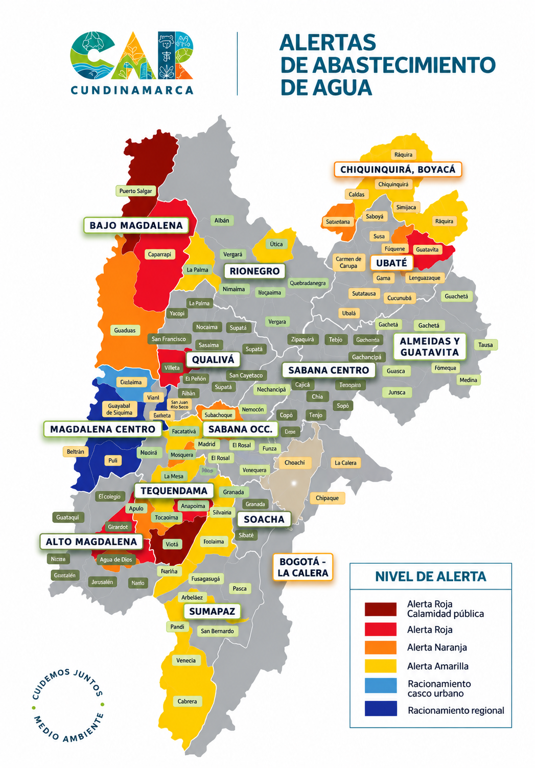 Los 35 municipios de Cundinamarca y Boyacá que estarían en peligro de sequía por El Niño 1