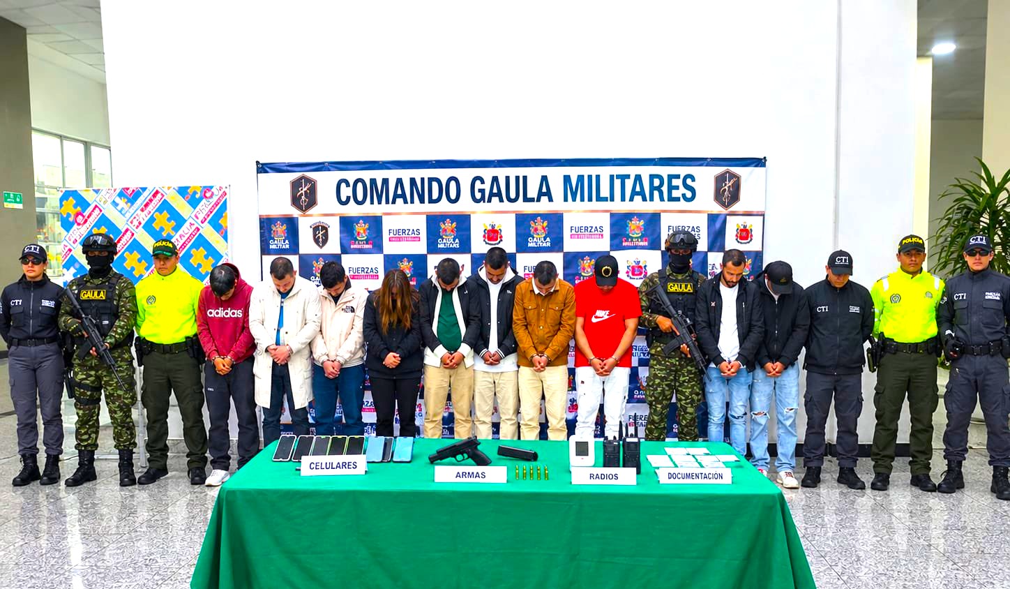 “Los Pinchallantas”: 11 capturados, investigados por secuestros y millonarios robos en la vía Mosquera–La Mesa 2