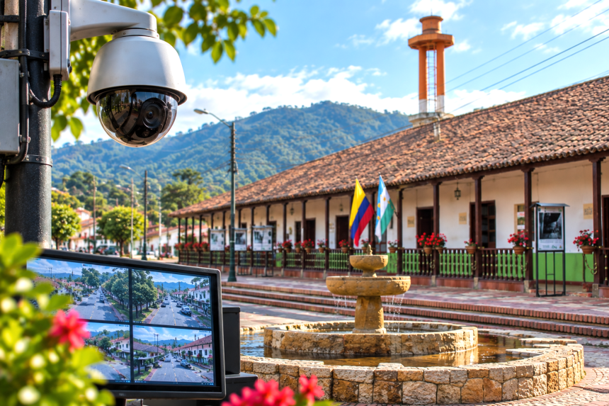 Tabio conecta 81 cámaras privadas a una red comunitaria de vigilancia articulada con la Policía