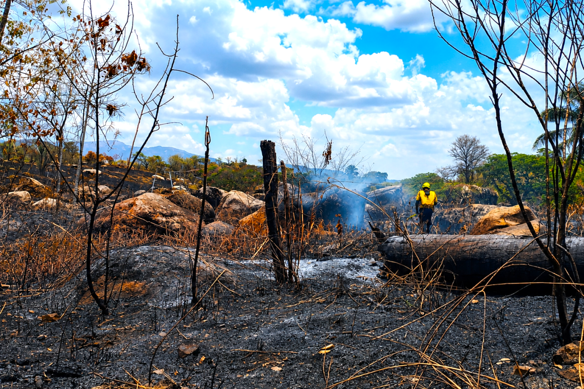 Tres incendios forestales permanecen activos en Cundinamarca; emergencia en Viotá volvió a reactivarse