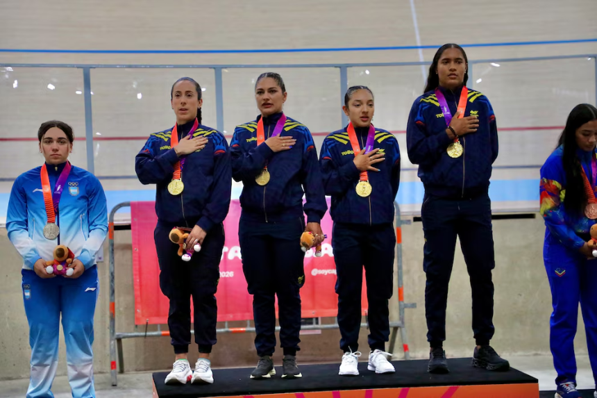 Mariana Pajón gana oro en la velocidad por equipos de pista y Colombia supera las 100 medallas en los Juegos Suramericanos