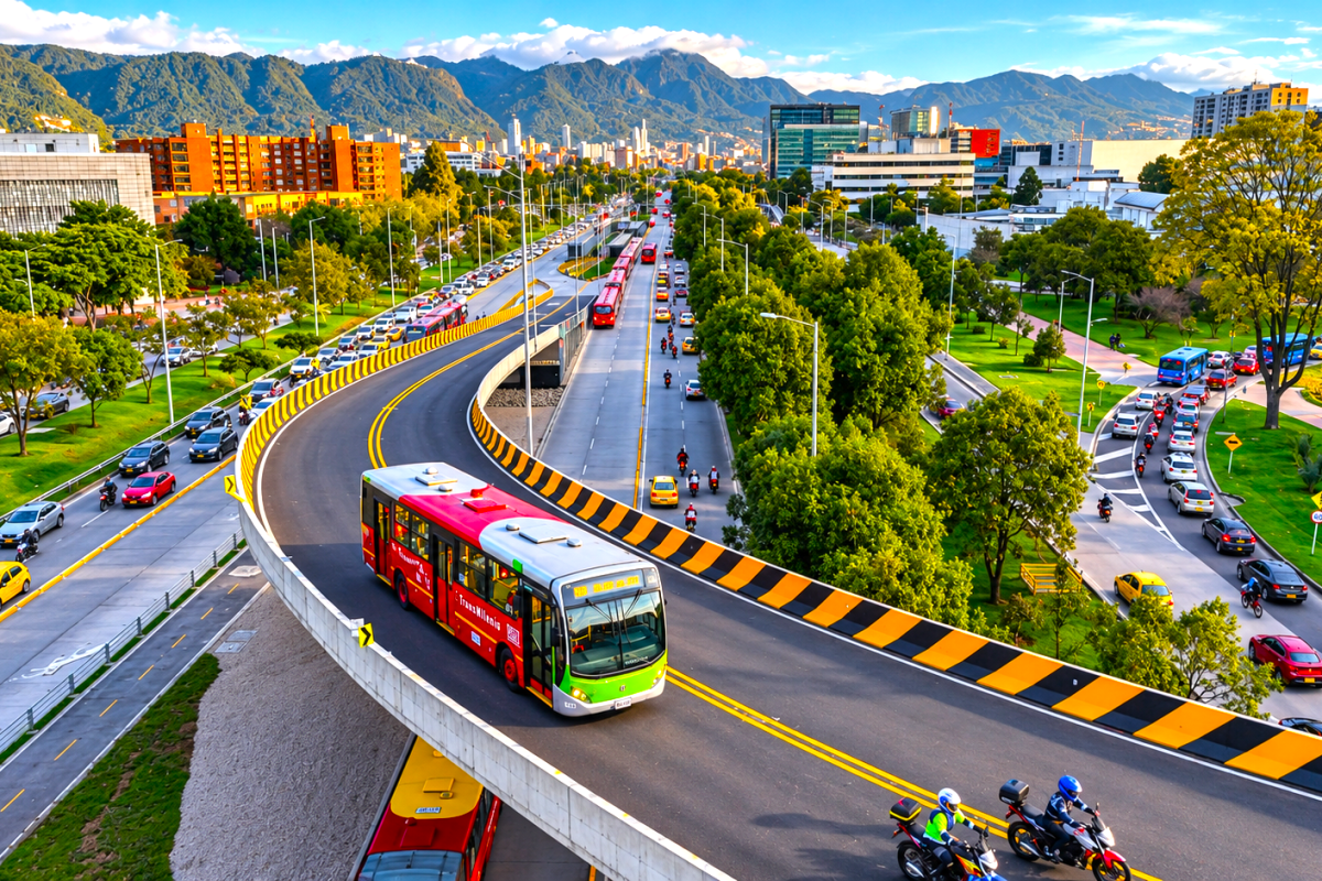 Avenida 68 en Bogotá: la troncal de TransMilenio supera el 90 % y aún tiene obras pendientes para 2027