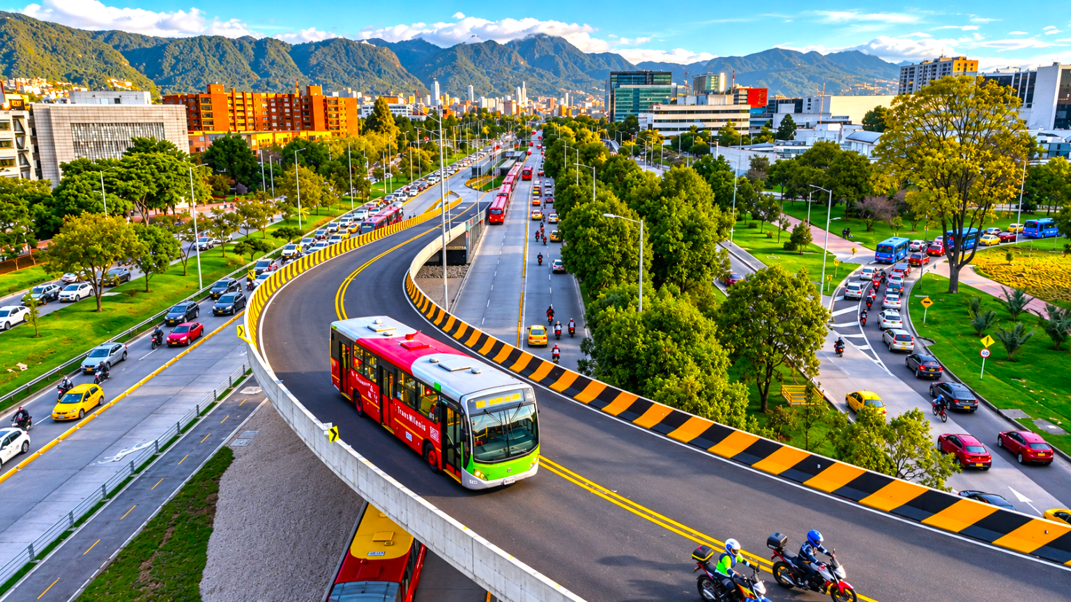 Avenida 68 en Bogotá: la troncal de TransMilenio supera el 90 % y aún tiene obras pendientes para 2027