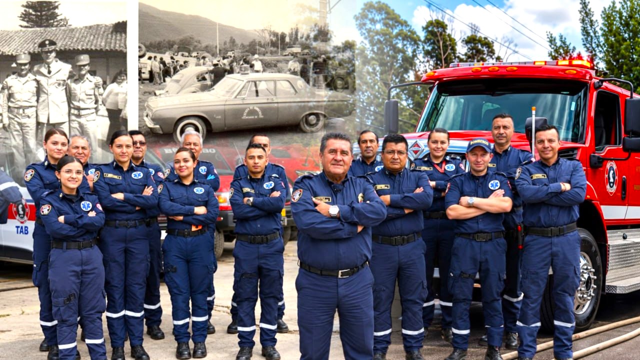 Bomberos de Chía: 54 años de una historia que comenzó en un garaje y se convirtió en símbolo de servicio y solidaridad
