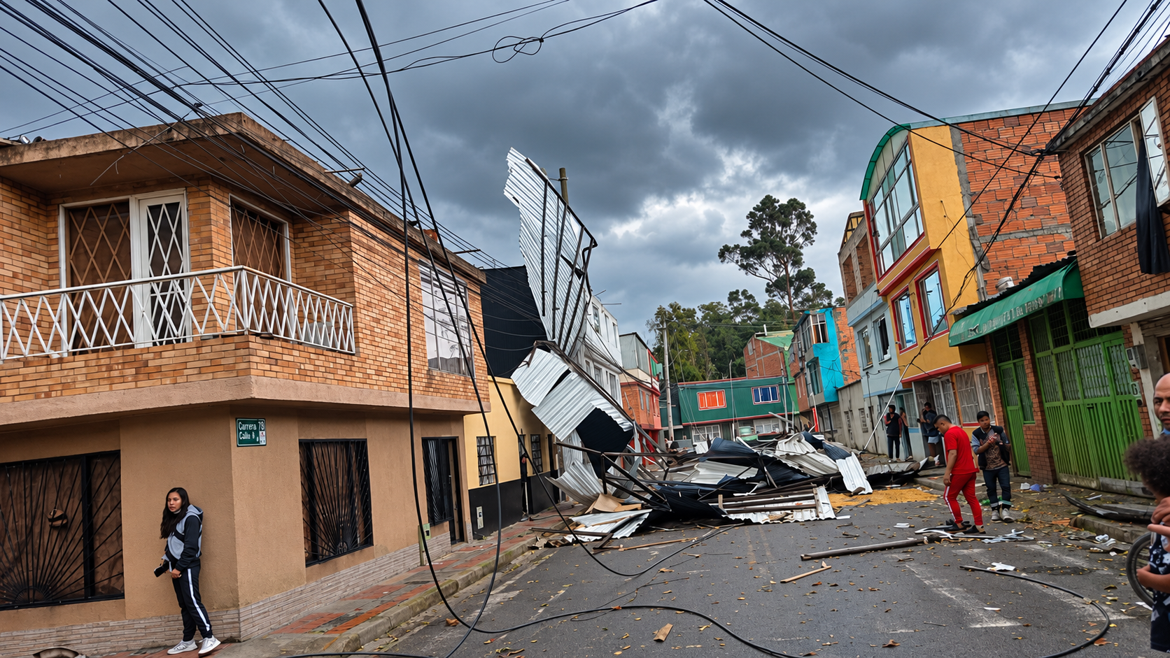 Fuerte vendaval en Funza dejó daños en viviendas y edificaciones; Cota y Lenguazaque también reportan emergencias 1