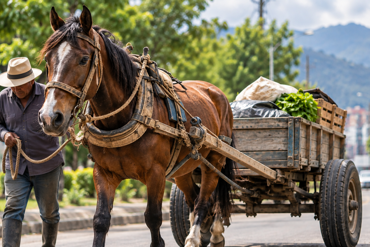 Ley 2138: verifican avances en la sustitución de vehículos de tracción animal en Colombia