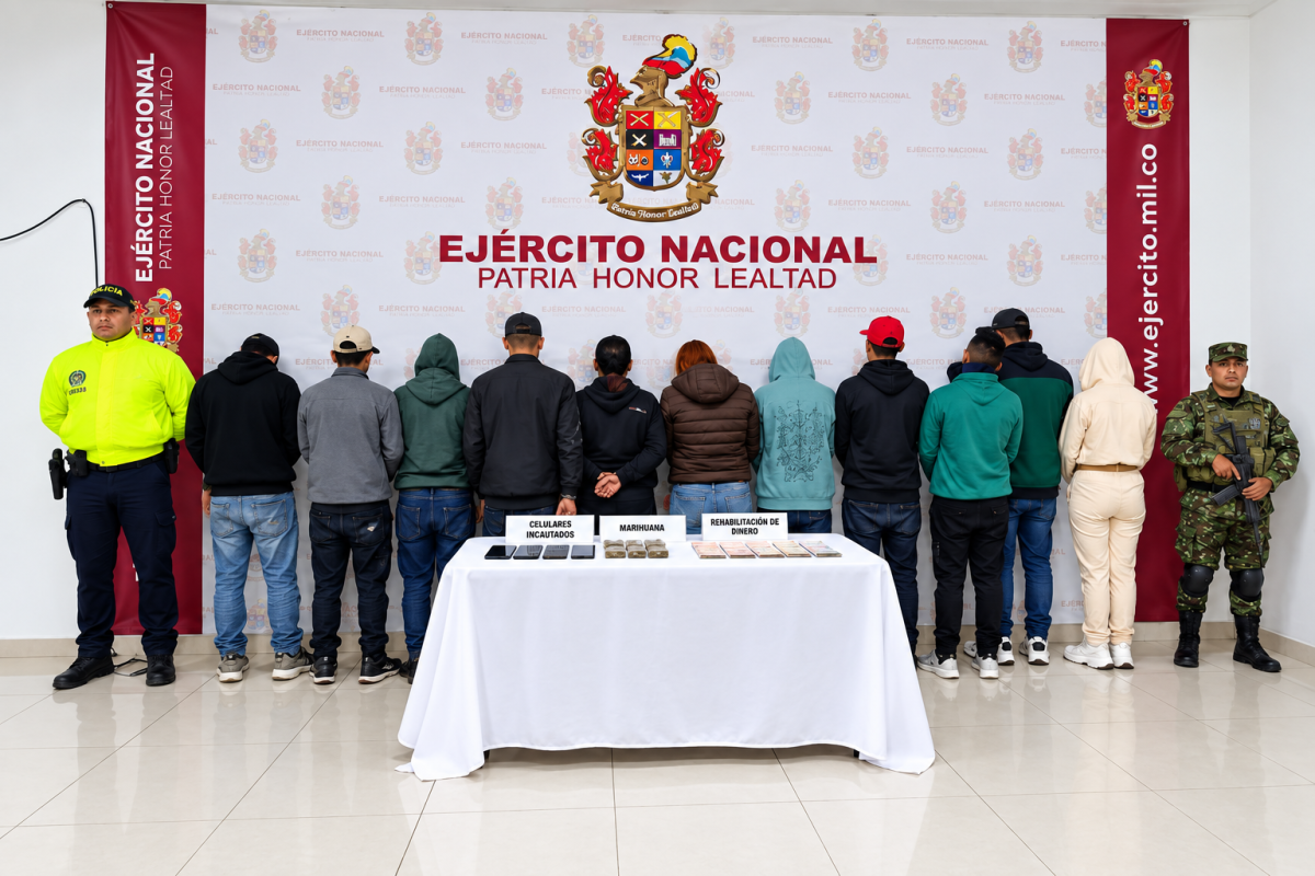 Once capturados en Tocancipá y Gachancipá: investigan a ‘La Frontera’ por presunto microtráfico 1 Once capturados en Tocancipá y Gachancipá: investigan a ‘La Frontera’ por presunto microtráfico