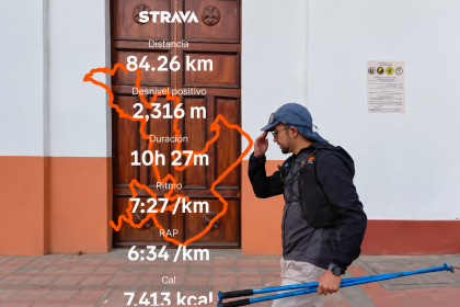Un ultramaratonista de Cogua corrió por todas las veredas del municipio y completó 84,26 kilómetros 24
