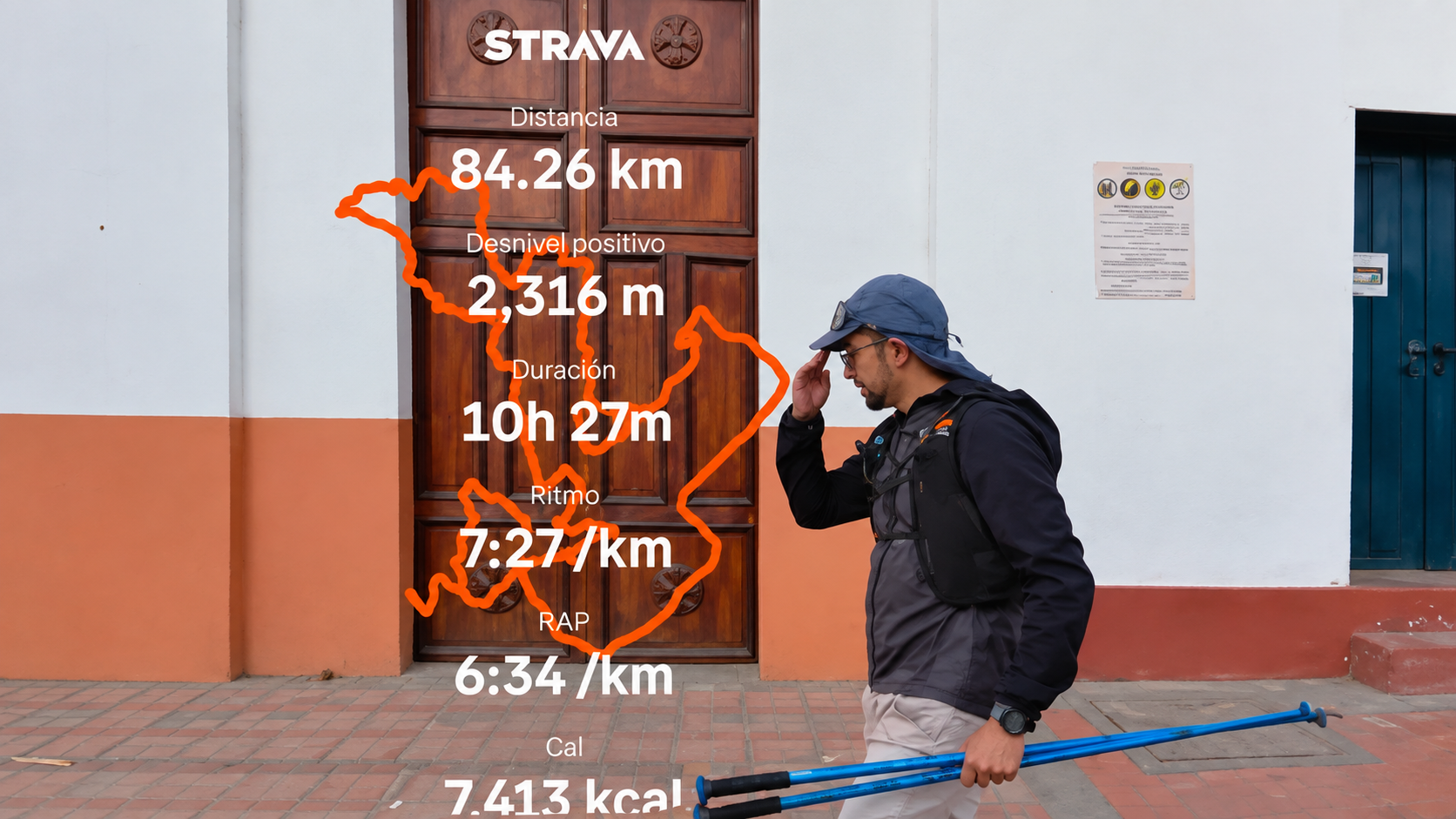 Un ultramaratonista de Cogua corrió por todas las veredas del municipio y completó 84,26 kilómetros 7